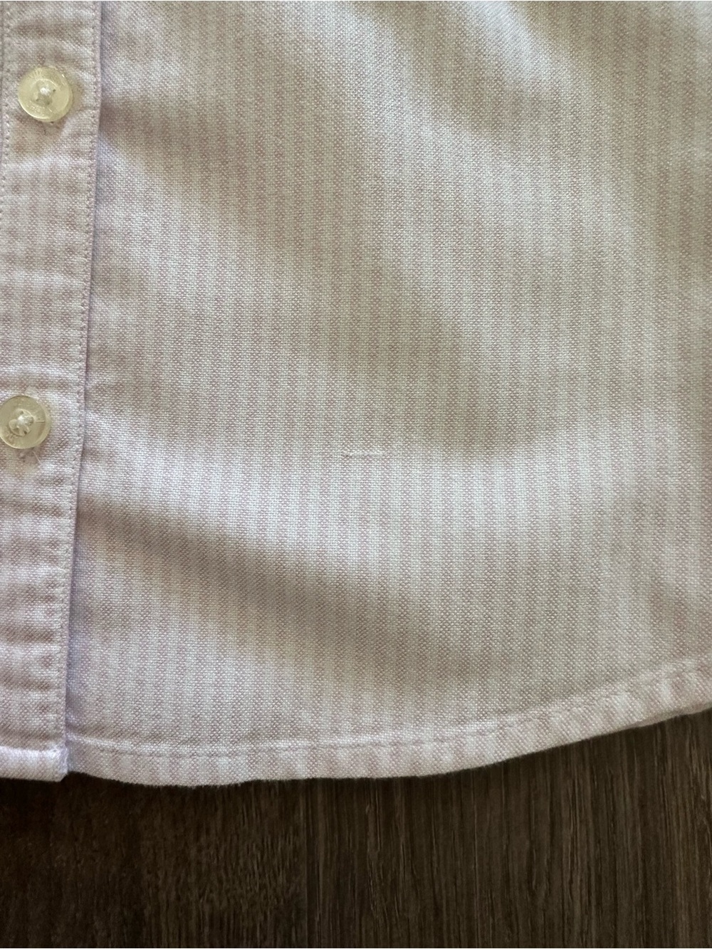 Vineyard Vines Women’s Light Pink Pinstripe Button-Down Oxford Shirt - Picture 6 of 8